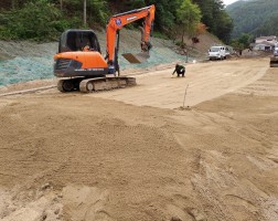 한지형잔디(밴트글라스) 식재전 기초작업 2